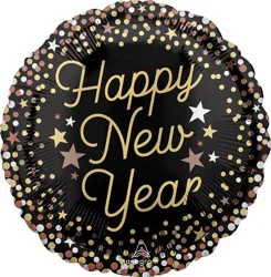 Happy New Year Helium Filled Balloon