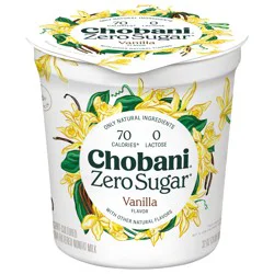 Chobani Zero Sugar Vanilla Greek Yogurt 32oz
