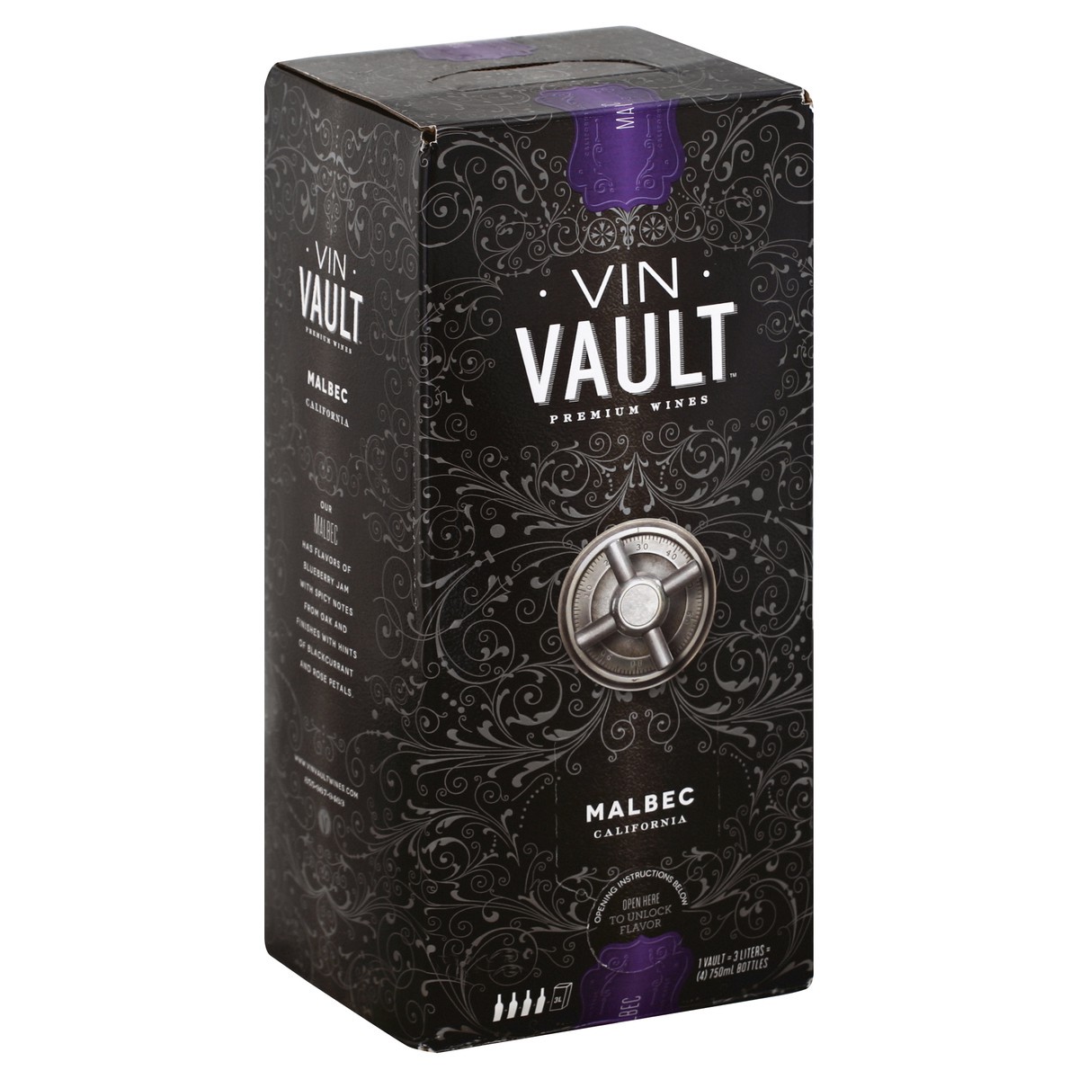 slide 2 of 6, Vin Vault Malbec 3 lt, 3 liter