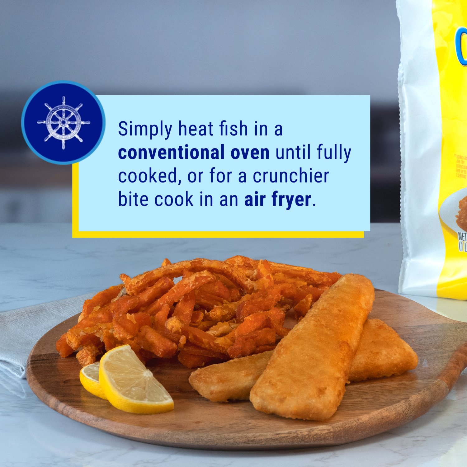 slide 7 of 7, Gorton's Crispy Battered Fish Portions Value Pack 12 Each, 12 ct