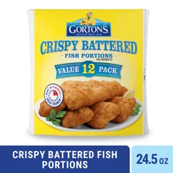 Gorton's Crispy Battered Fish Portions Value Pack 12 Each
