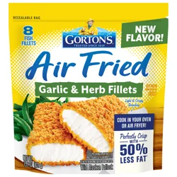 Gorton's Air Fried Garlic & Herb Fillets 8 ea