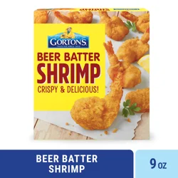 Gorton's Breaded Tail-On Beer Batter Shrimp 9 oz