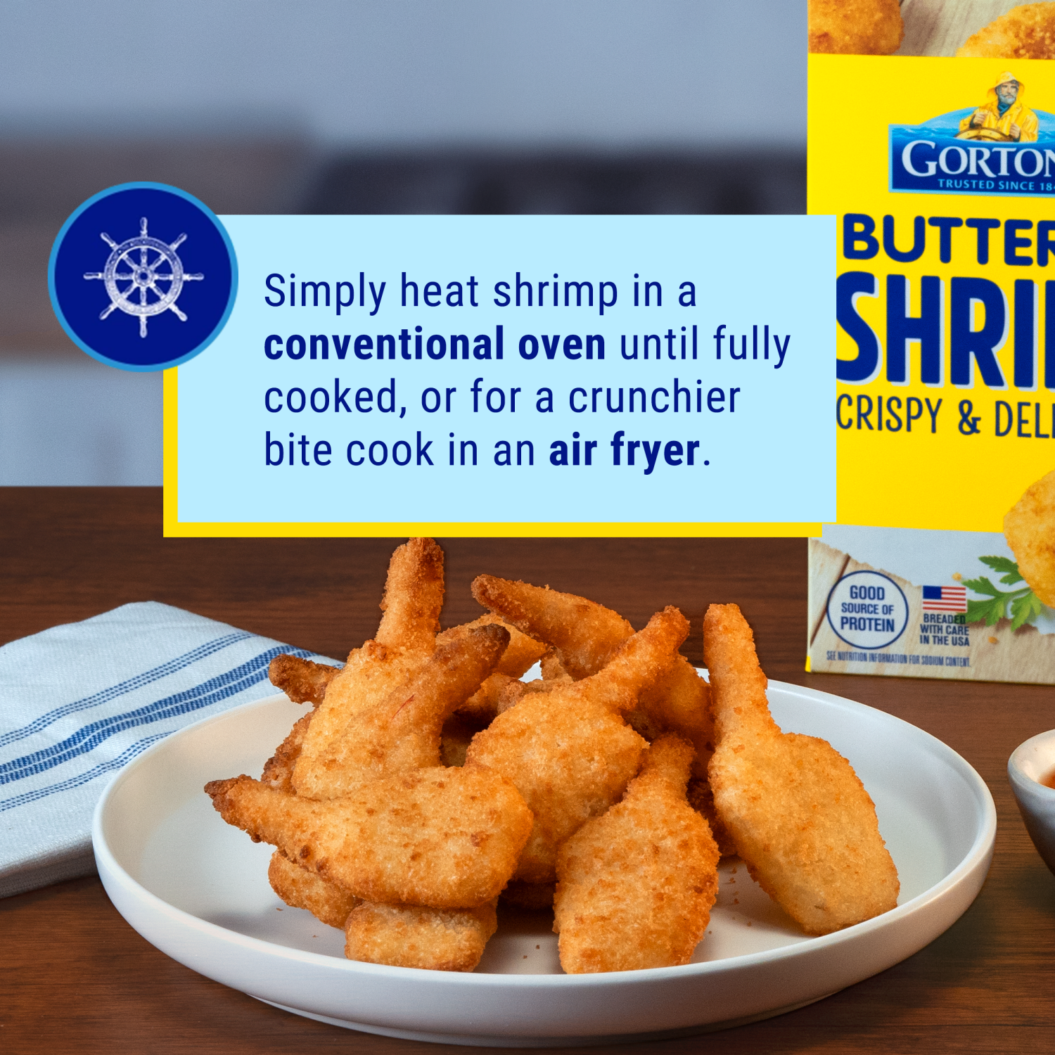 slide 7 of 7, Gorton's Butterfly Shrimp 9.2 oz, 9.2 oz