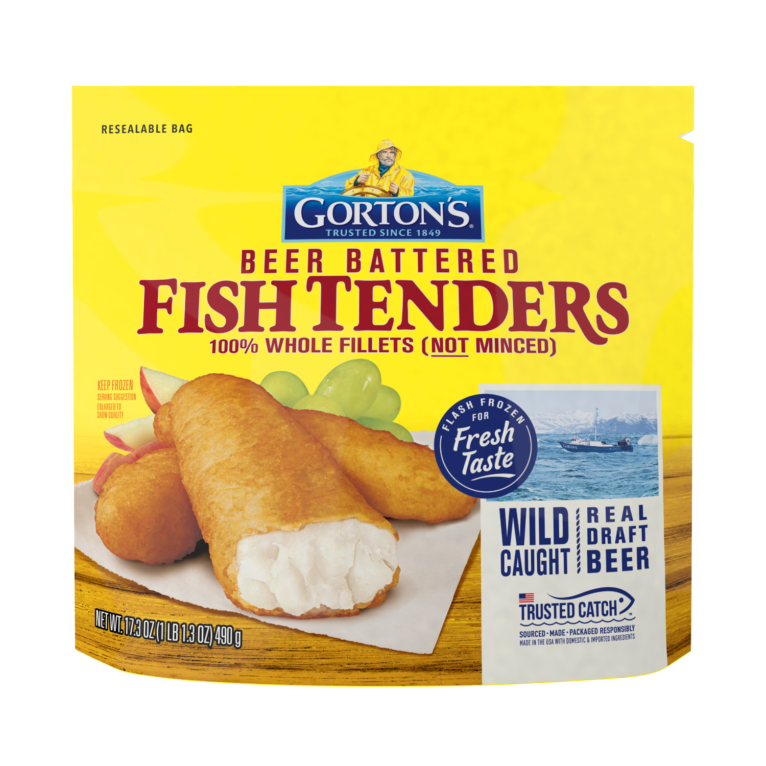 slide 2 of 7, Gorton's Fish Tenders 17.3 oz, 17.3 oz