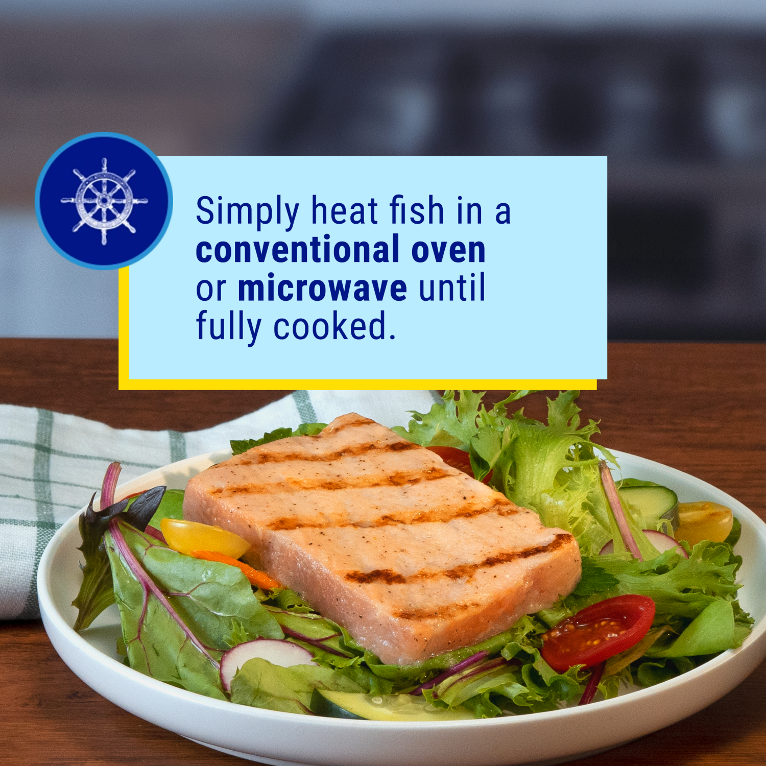 slide 6 of 6, Gorton's Gorton’s Flame Grilled Salmon Classic Style, Wild Caught Salmon, Frozen, 2 Count, 6.3 Ounce Package, 2 ct