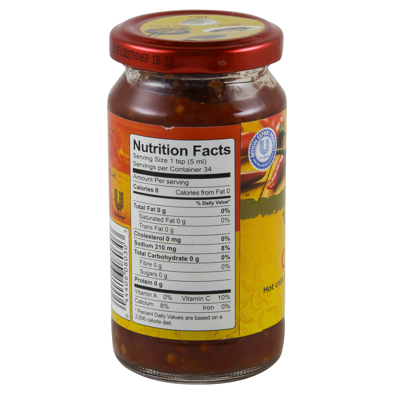 slide 2 of 3, Conimex Sambal Oelek, 6 oz