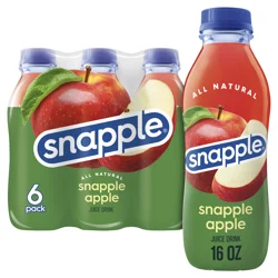 Snapple Apple Juice Drink, 16 fl oz, 6 ct