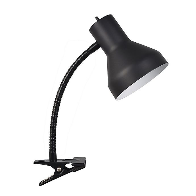 slide 4 of 4, Equip Your Space Modern Metal Clip Lamp - Matte Black, 1 ct