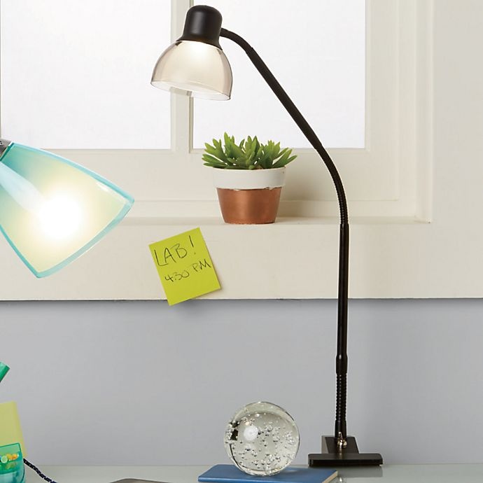 slide 2 of 7, Studio 3B Functional LED Clip Lamp - Matte Black, 1 ct