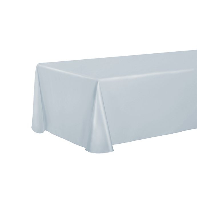slide 2 of 2, Ultimate Textile Duchess Oblong Tablecloth - Ice Blue, 60 in x 90 in