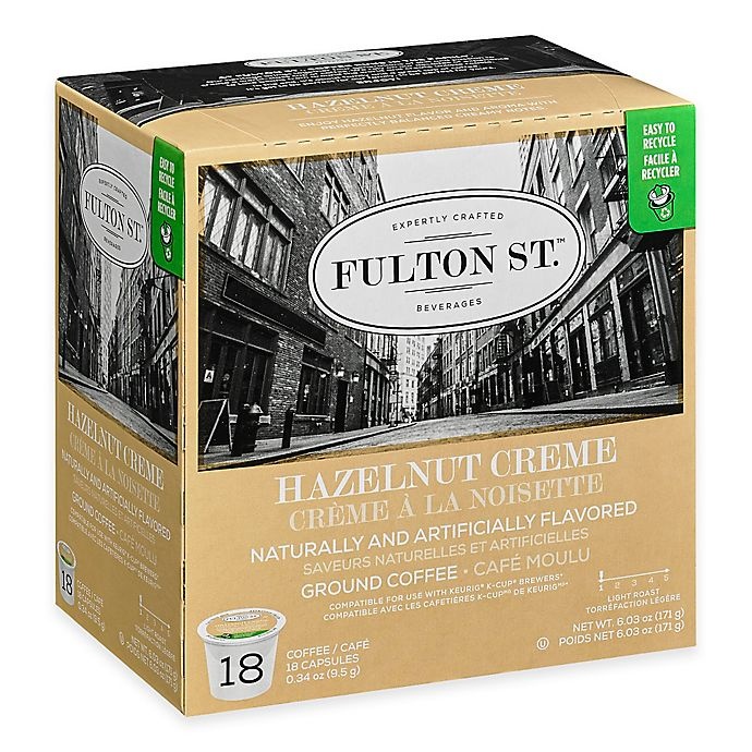 slide 1 of 3, 18-Count Fulton St. Hazelnut Creme RealCup Coffee for Single Serve Coffee Makers, 18 ct