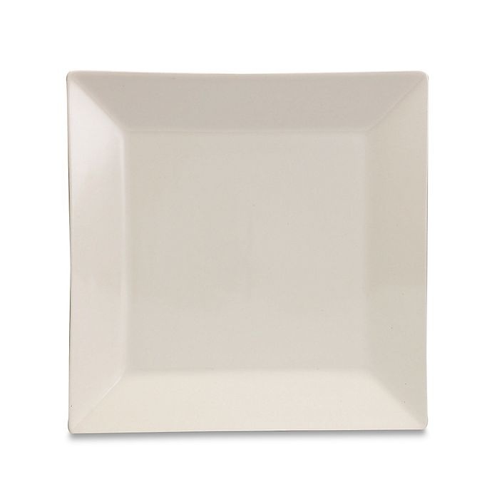 slide 1 of 1, Real Simple Square Dinner Plate - Ivory, 1 ct