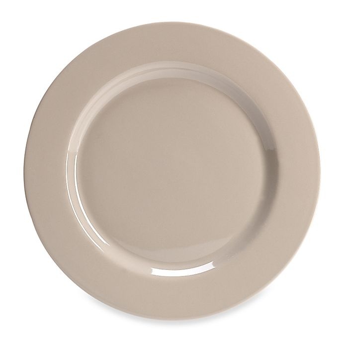 slide 1 of 1, Real Simple Dinner Plate - Taupe, 1 ct