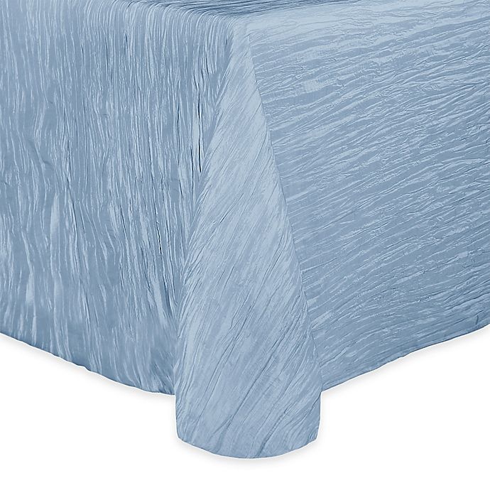 slide 1 of 1, Ultimate Textile Delano Oblong Tablecloth - Ice Blue, 50 in x 90 in