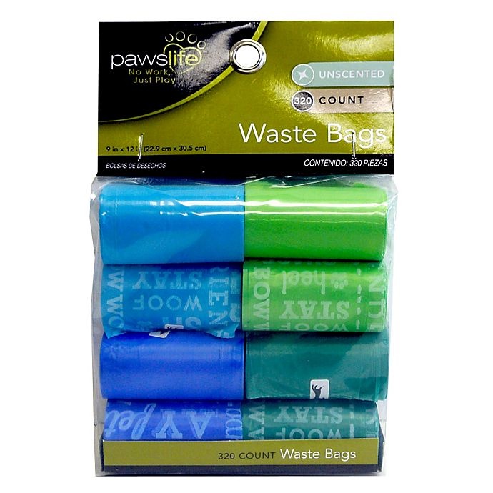 slide 2 of 3, Pawslife Pet Waste Bags, 320 ct