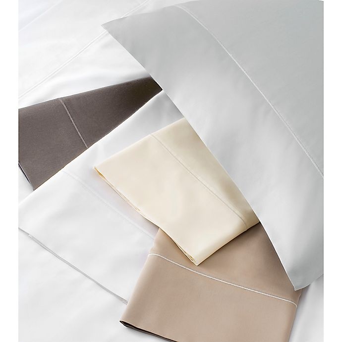 slide 8 of 9, Wamsutta Damask Stripe 500-Thread-Count PimaCottStandard Pillowcases - Honey, 2 ct