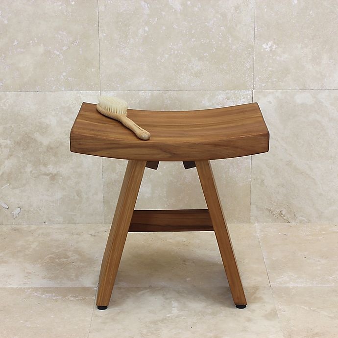 slide 3 of 5, Haven Asia Teak Stool, 1 ct