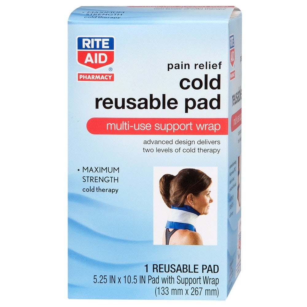 slide 1 of 1, Rite Aid Ra Comp Cold Reuse Pad, 1 ct