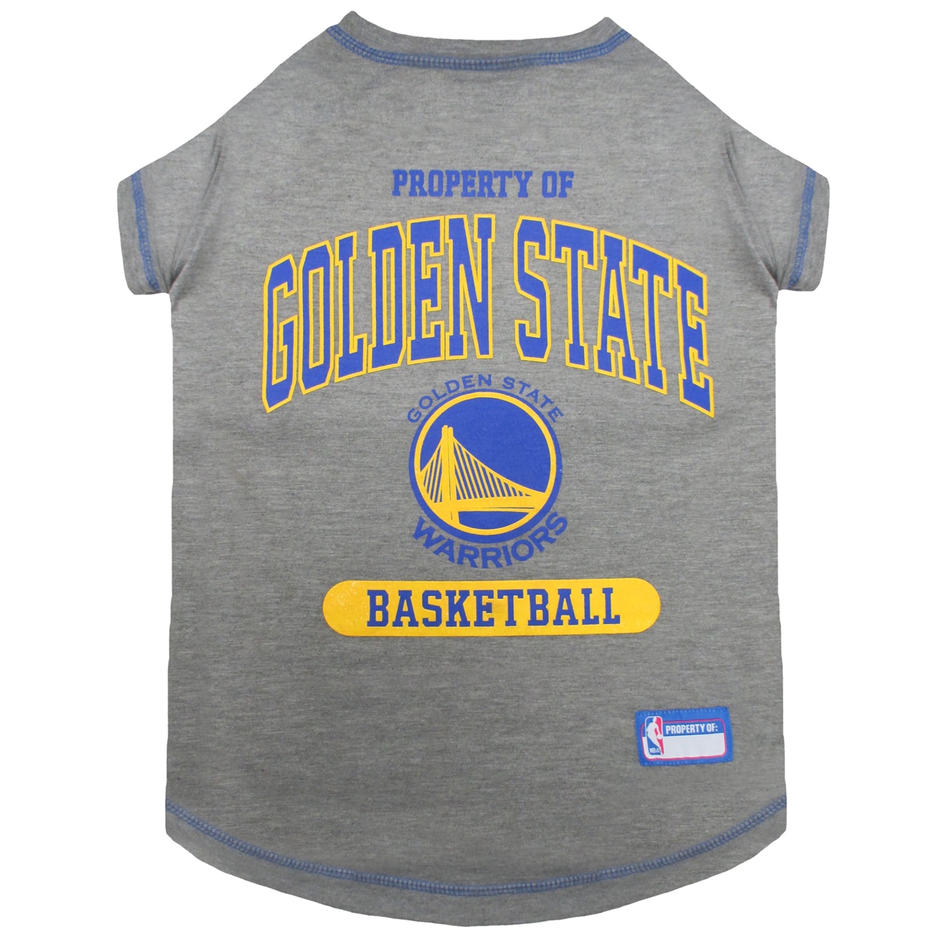 slide 1 of 1, Pets First Golden State Warriors T-Shirt, MED