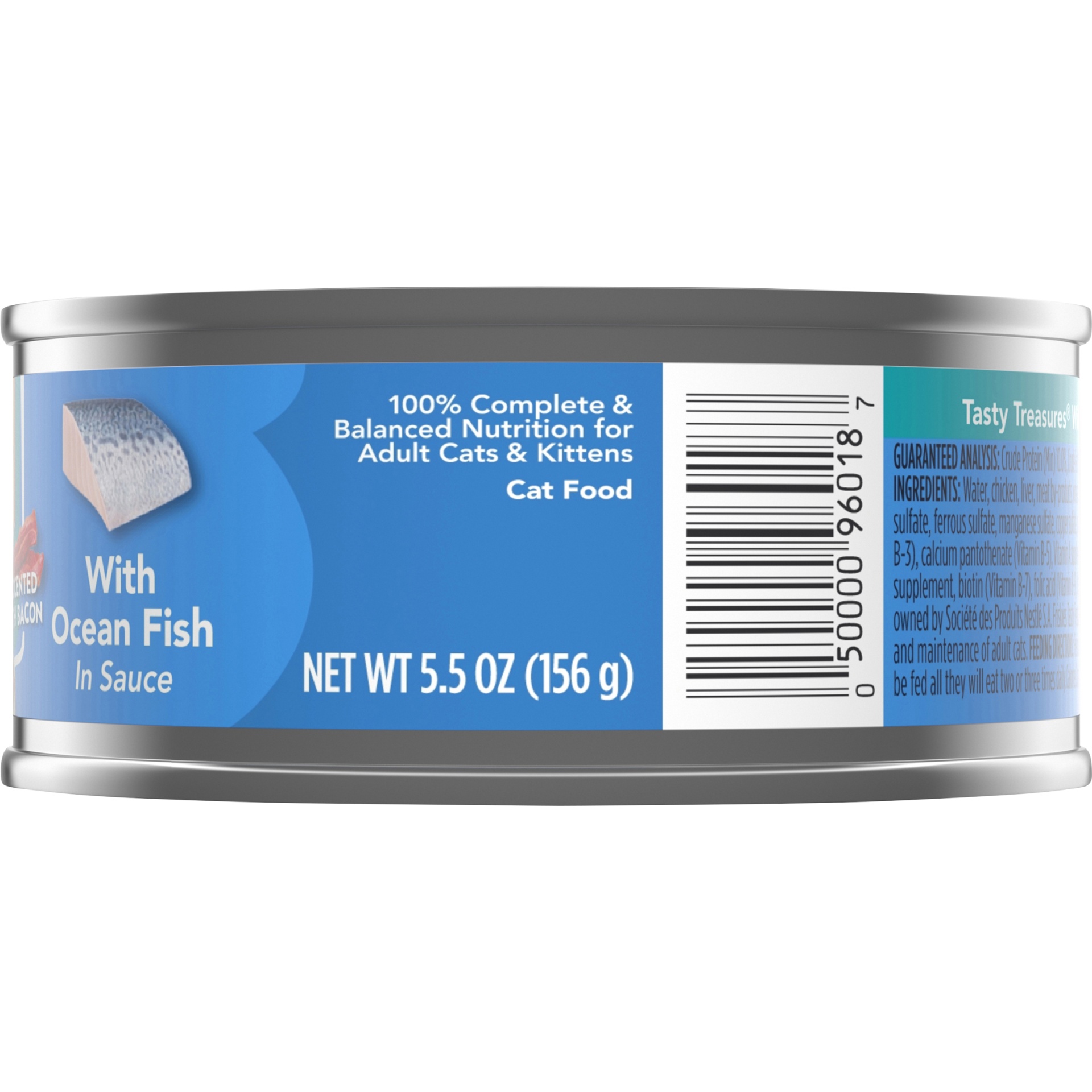 slide 4 of 7, Purina Friskies Tasty Treasures Cat Food - Ocean Fish, 5.5 oz