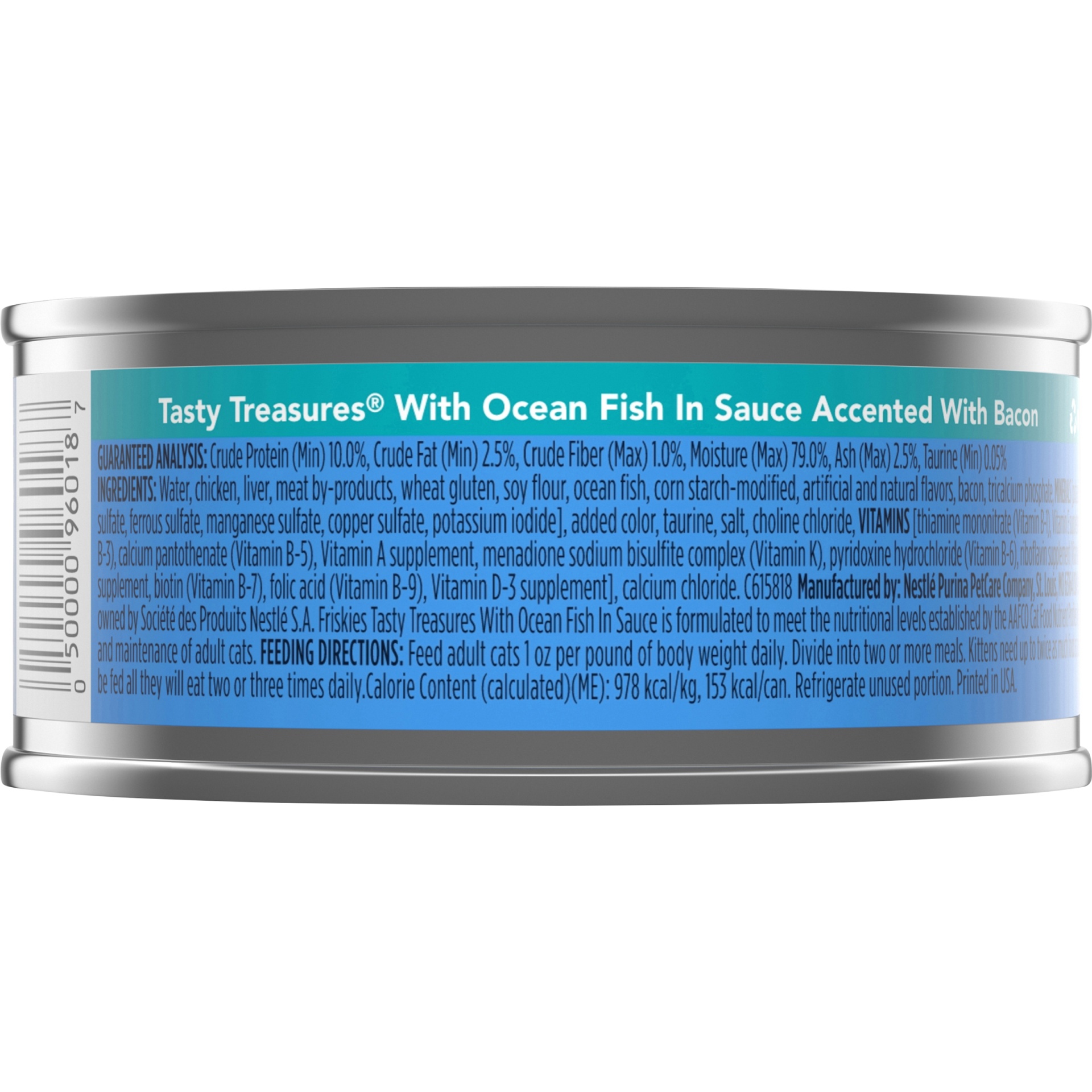 slide 5 of 7, Purina Friskies Tasty Treasures Cat Food - Ocean Fish, 5.5 oz