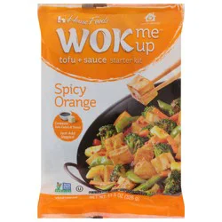 House Foods Wok Me Up Vegetarian Spicy Orange Tofu + Sauce Starter Kit 11.5 oz
