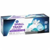 Kroger 4 Gallon Clean Linen Scent Small Trash Cross-Tie Bags