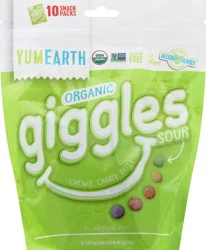 YumEarth Yum Earth Organic Giggles Sour Chewy Candy Bites