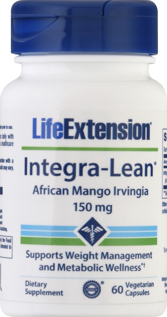 slide 8 of 13, Life Extension 150 mg Capsules African Mango Irvingia Integra-Lean 60 ea, 60 ct