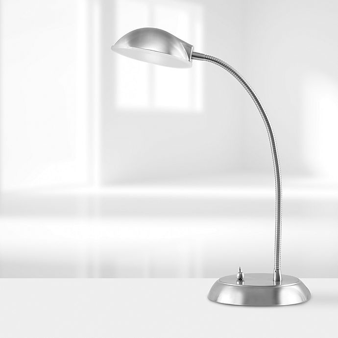 slide 2 of 3, Studio 3B LED Desk Lamp - Brushed Steel, 1 ct