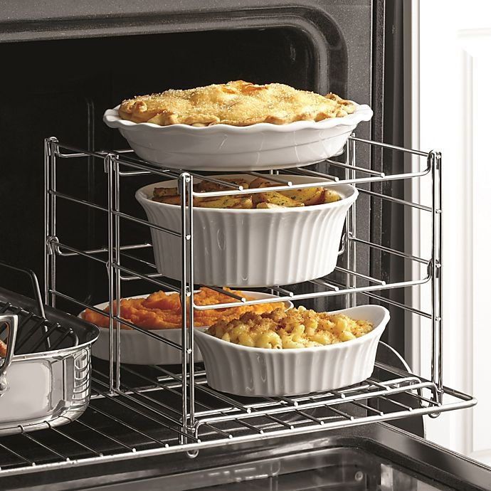 slide 2 of 3, Real Simple 3-Tier Adjustable Oven Rack, 1 ct