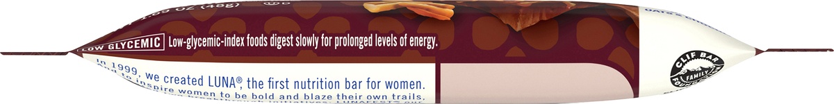 slide 2 of 8, Luna Dark Caramel Walnut Brownie Whole Nutrition Bar, 1.6 oz