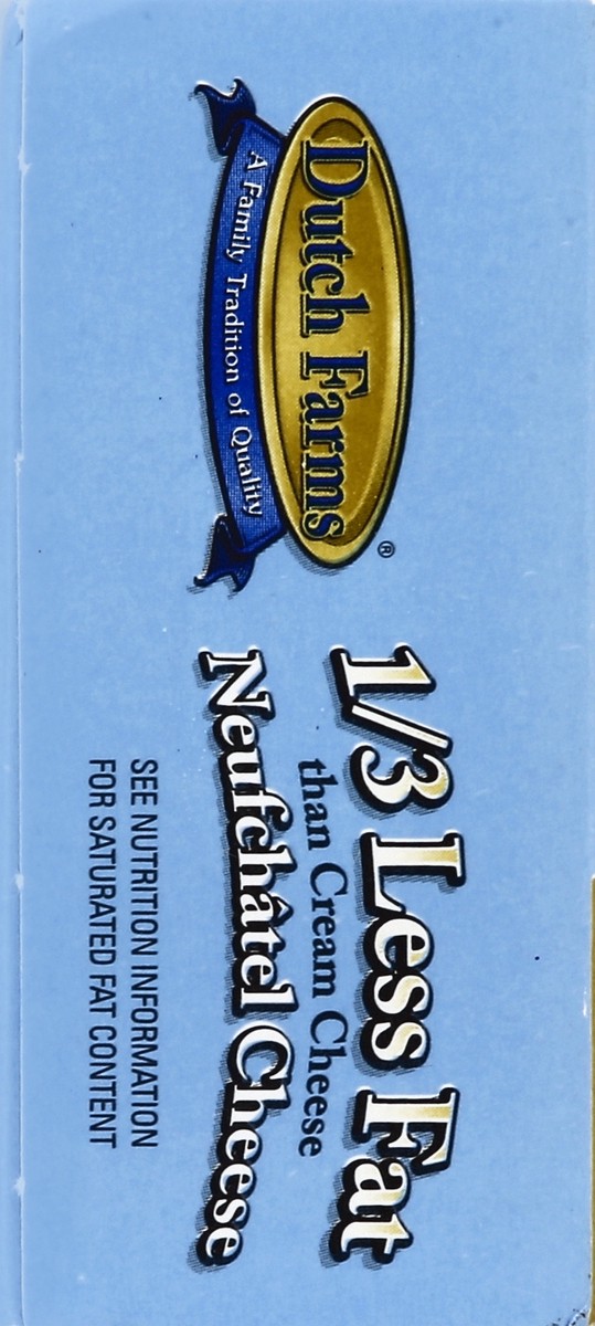 slide 2 of 4, Dutch Farms Lite Cream Cheese Bar, 8 oz