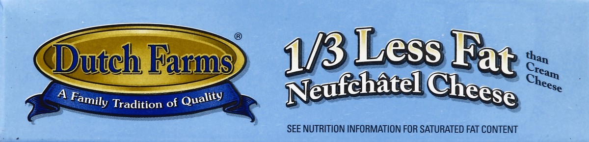 slide 3 of 4, Dutch Farms Lite Cream Cheese Bar, 8 oz