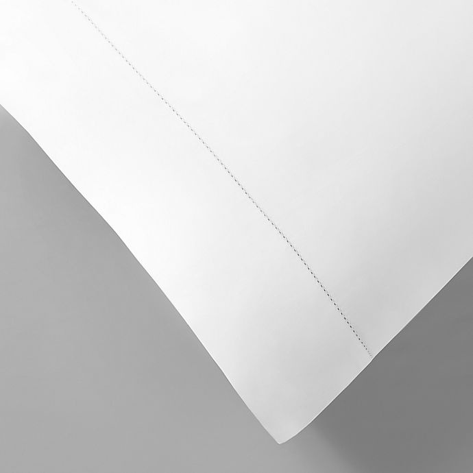 slide 2 of 6, Wamsutta 525-Thread-Count PimaCott Wrinkle Resistant Stripe Twin XL Fitted Sheet - White, 1 ct