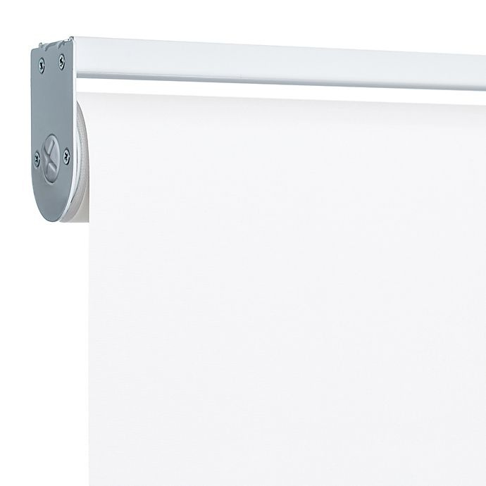 slide 2 of 3, GLOWE Cordless Blackout Roller Shade - Snow White, 23 in x 72 in