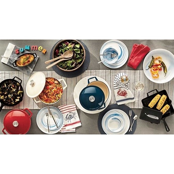 slide 2 of 3, Artisanal Kitchen Supply Coupe Marbleized Dinner Plates - Blue, 4 ct