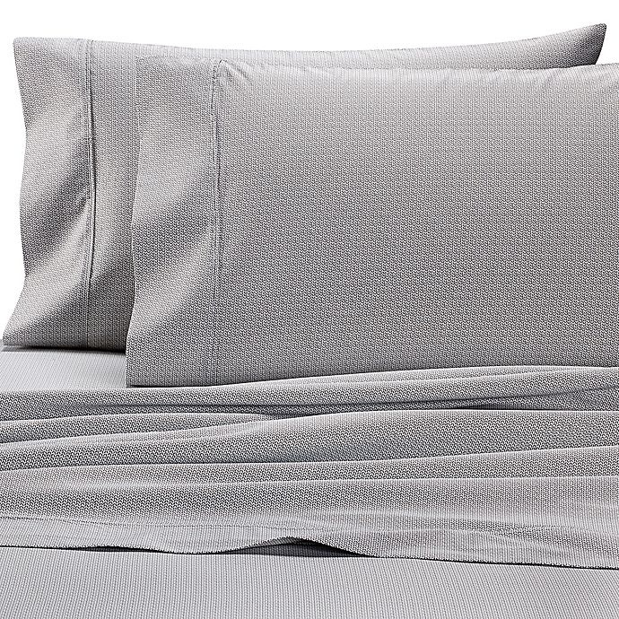 slide 1 of 3, Wamsutta PimaCott Leaf 625-Thread-Count Standard Pillowcase Set - Grey, 1 ct
