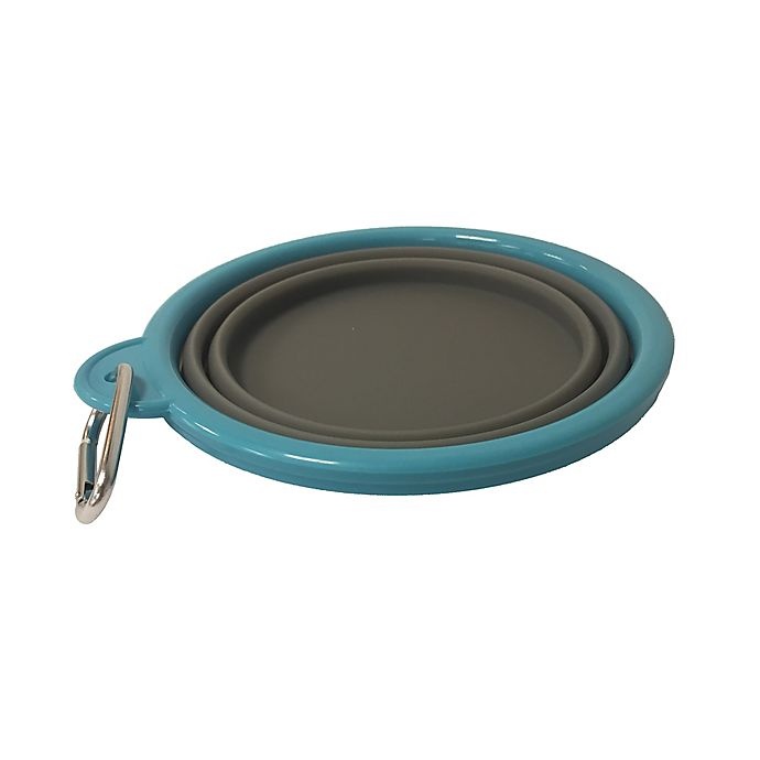 slide 3 of 6, Pawslife Collapsible Pet Bowl - Grey, 33 oz