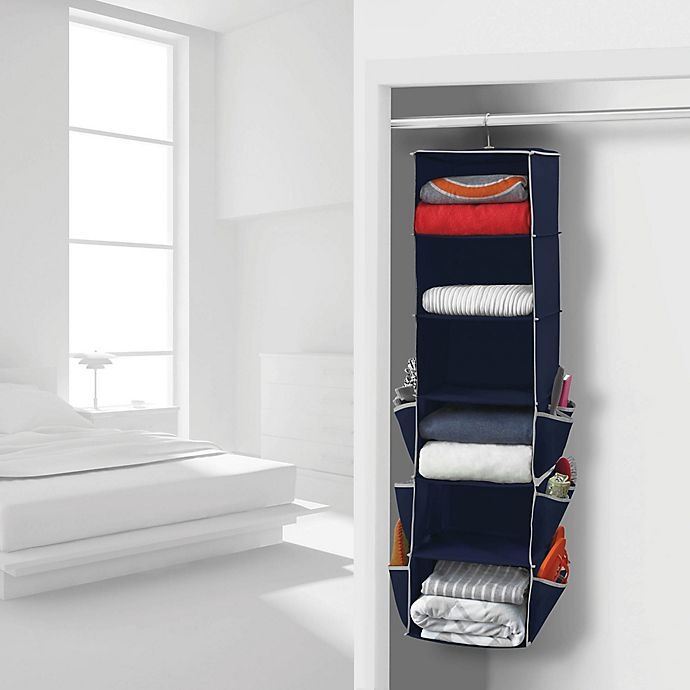 slide 3 of 3, Studio 3B Spinning Closet Organizer - Peacoat, 1 ct