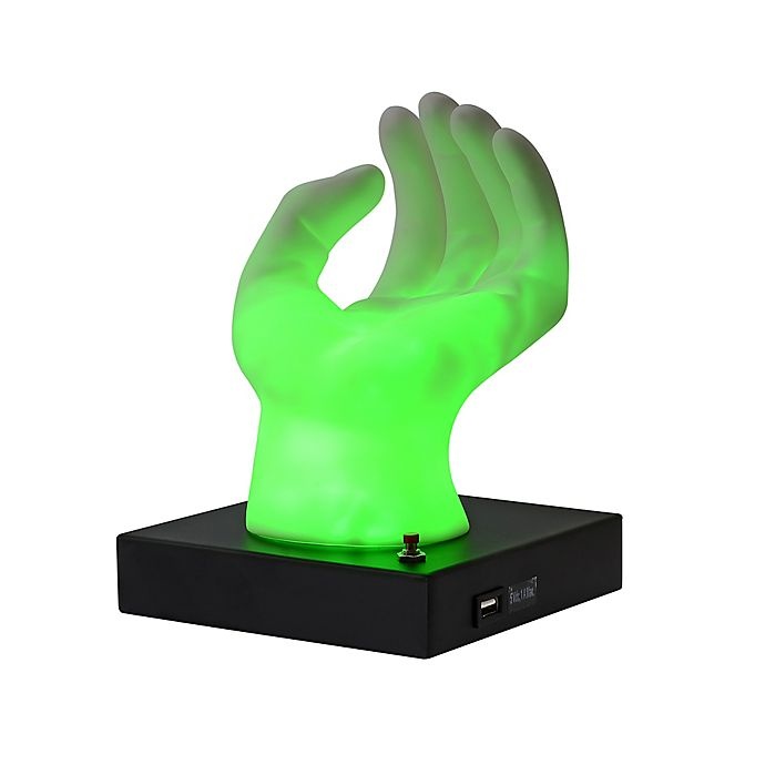 slide 10 of 15, Equip Your Space Novelty Hand Desk Lamp - White, 1 ct