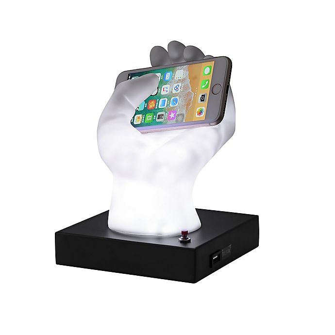 slide 13 of 15, Equip Your Space Novelty Hand Desk Lamp - White, 1 ct