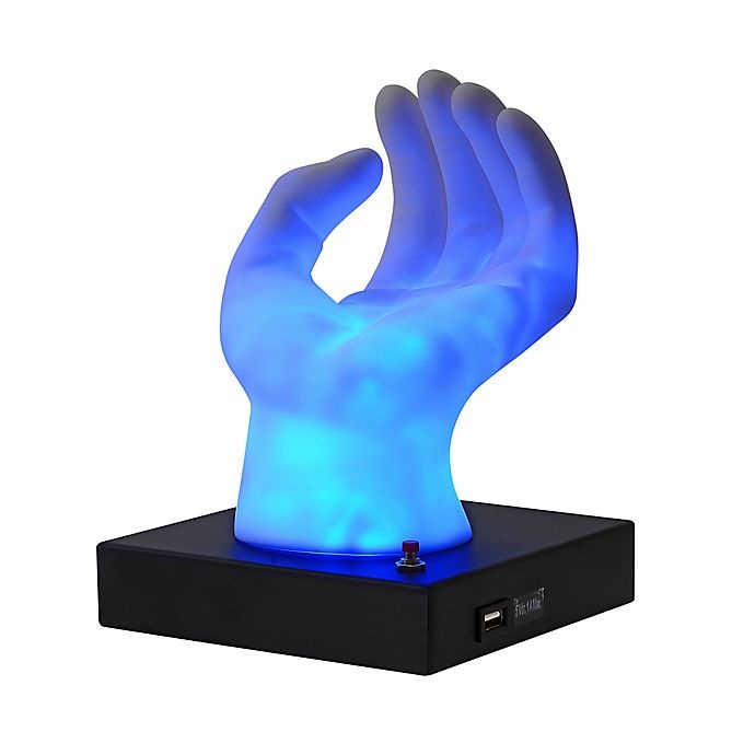 slide 8 of 15, Equip Your Space Novelty Hand Desk Lamp - White, 1 ct