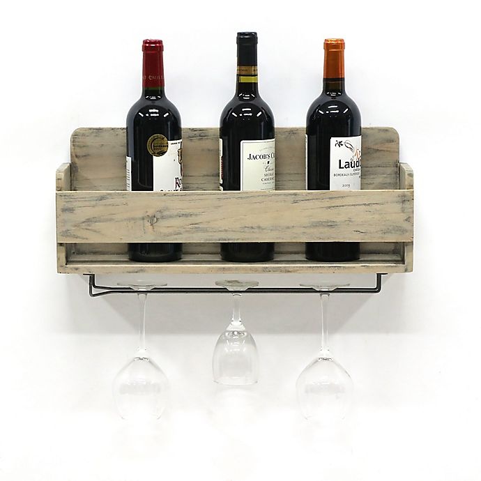 slide 2 of 10, Black Box Wall Mounted Milk Crate Wine Rack - White, 1 ct