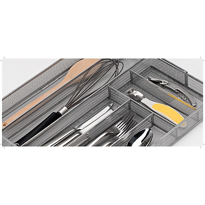 slide 5 of 5, ORG Expandable Mesh Cutlery Tray, 1 ct