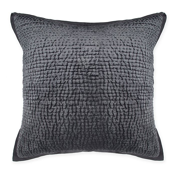 slide 1 of 1, Wamsutta Collection Hand Quilted European Pillow Sham - Charcoal, 1 ct