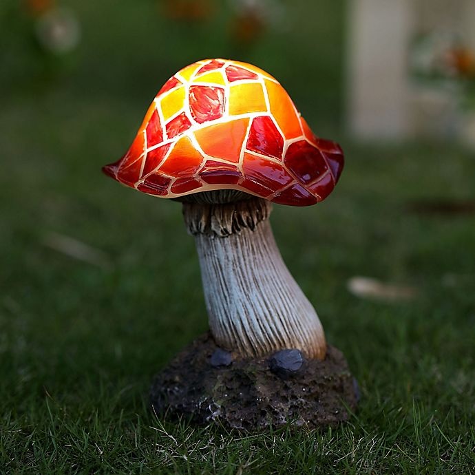 slide 2 of 2, Destination Summer Solar LED Mushroom Lamp, 1 ct