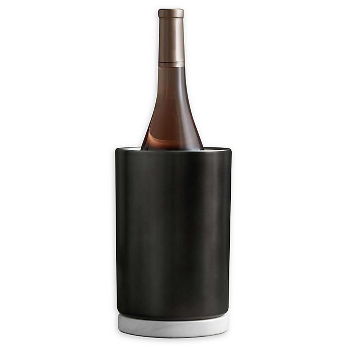 slide 5 of 5, Artisanal Kitchen Supply Double Wall Wine Chiller - Marble/Black, 1 ct