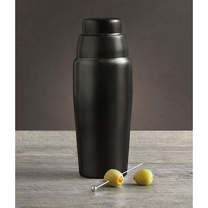 slide 5 of 5, Artisanal Kitchen Supply Cocktail Shaker Set - Matte Black, 3 ct